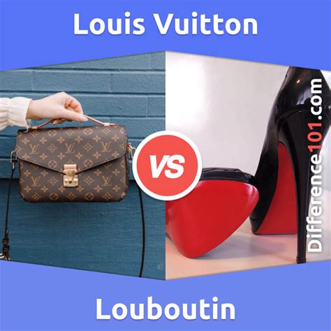 louis vuitton and louboutin difference|are louis vuitton and christian the same.